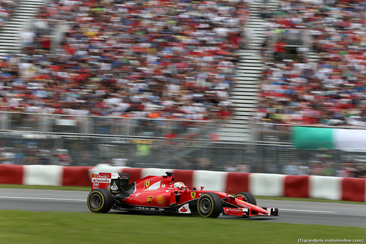 GP CANADA, 07.06.2015 - Gara, Kimi Raikkonen (FIN) Ferrari SF15-T