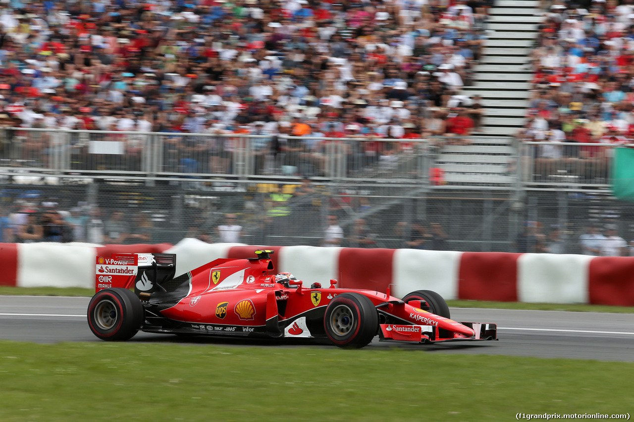 GP CANADA, 07.06.2015 - Gara, Kimi Raikkonen (FIN) Ferrari SF15-T