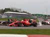 GP CANADA, 07.06.2015 - Gara, Start of the race, Sebastian Vettel (GER) Ferrari SF15-T e Max Verstappen (NED) Scuderia Toro Rosso STR10