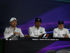 GP CANADA, 07.06.2015 - Gara, Conferenza Stampa, Nico Rosberg (GER) Mercedes AMG F1 W06, Lewis Hamilton (GBR) Mercedes AMG F1 W06 e Valtteri Bottas (FIN) Williams F1 Team FW37