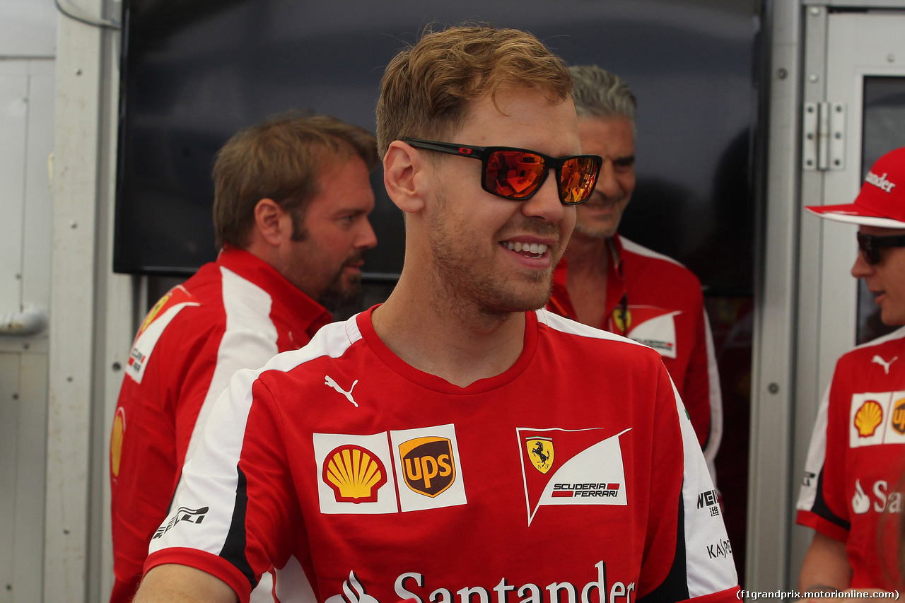 GP CANADA, 04.06.2015 - Sebastian Vettel (GER) Ferrari SF15-T