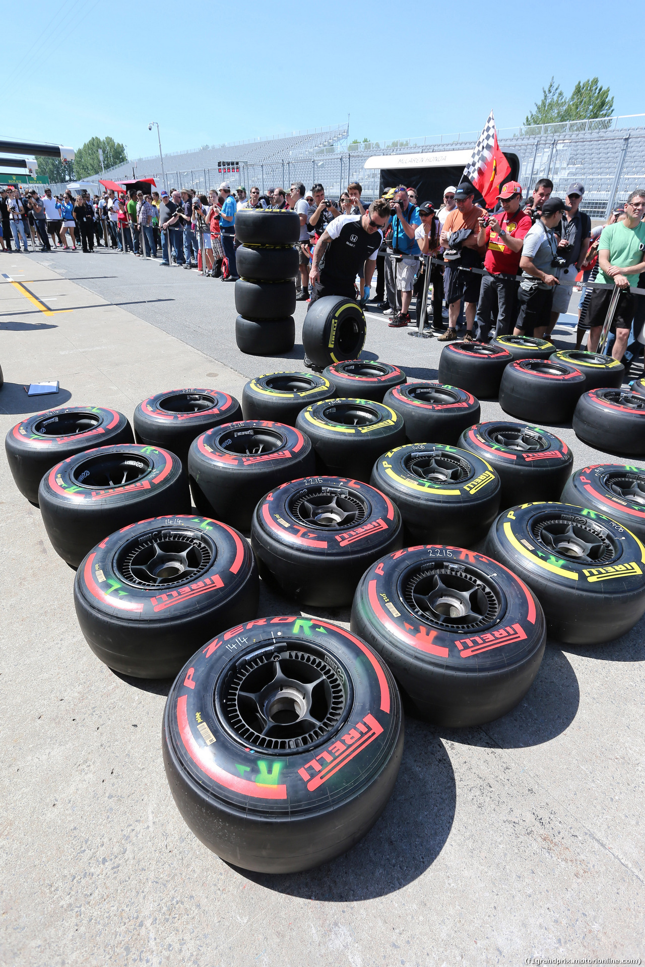 GP CANADA, 04.06.2015 - Pirelli Tyres