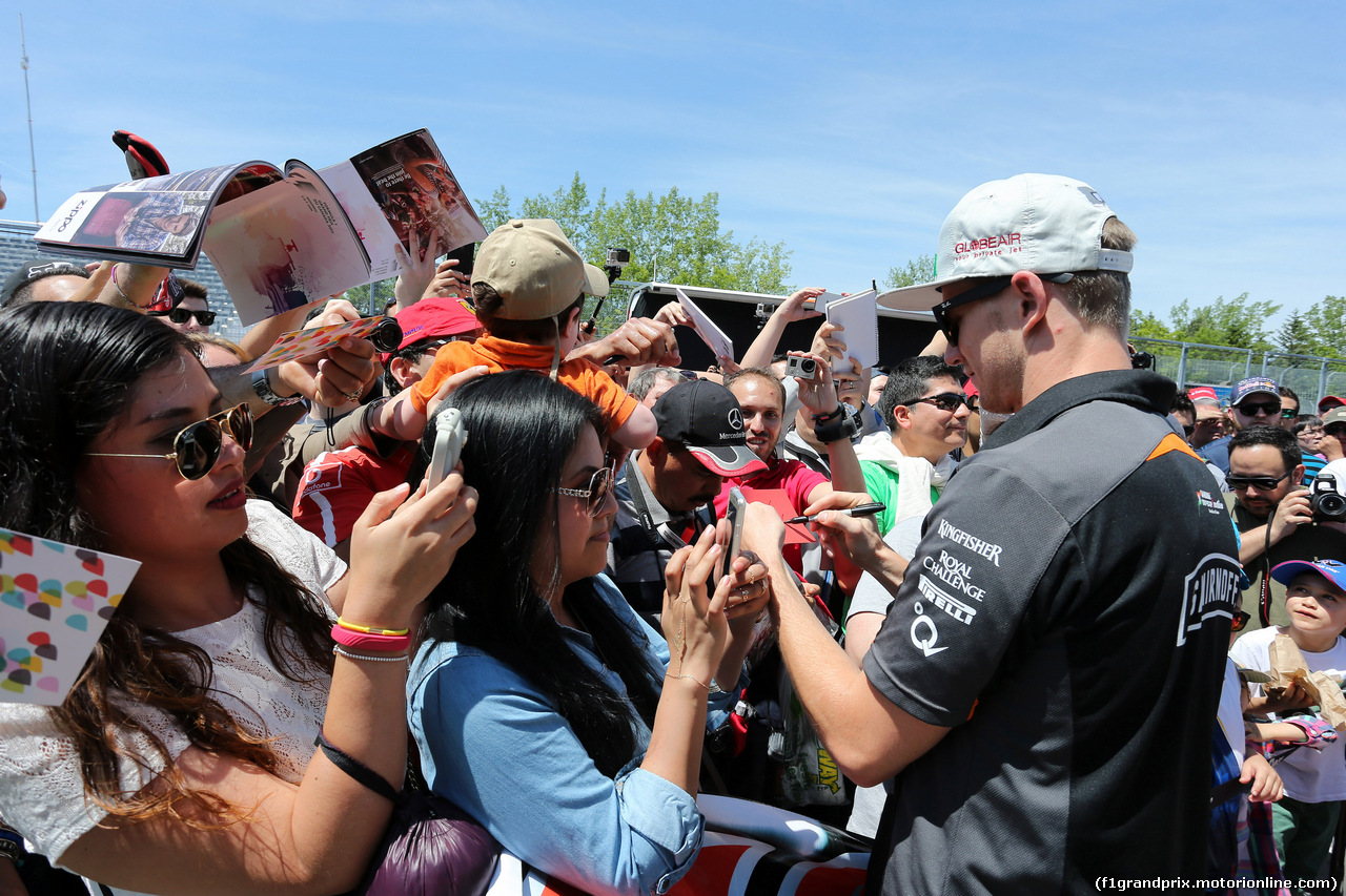 GP CANADA, 04.06.2015 - Nico Hulkenberg (GER) Sahara Force India F1 VJM08