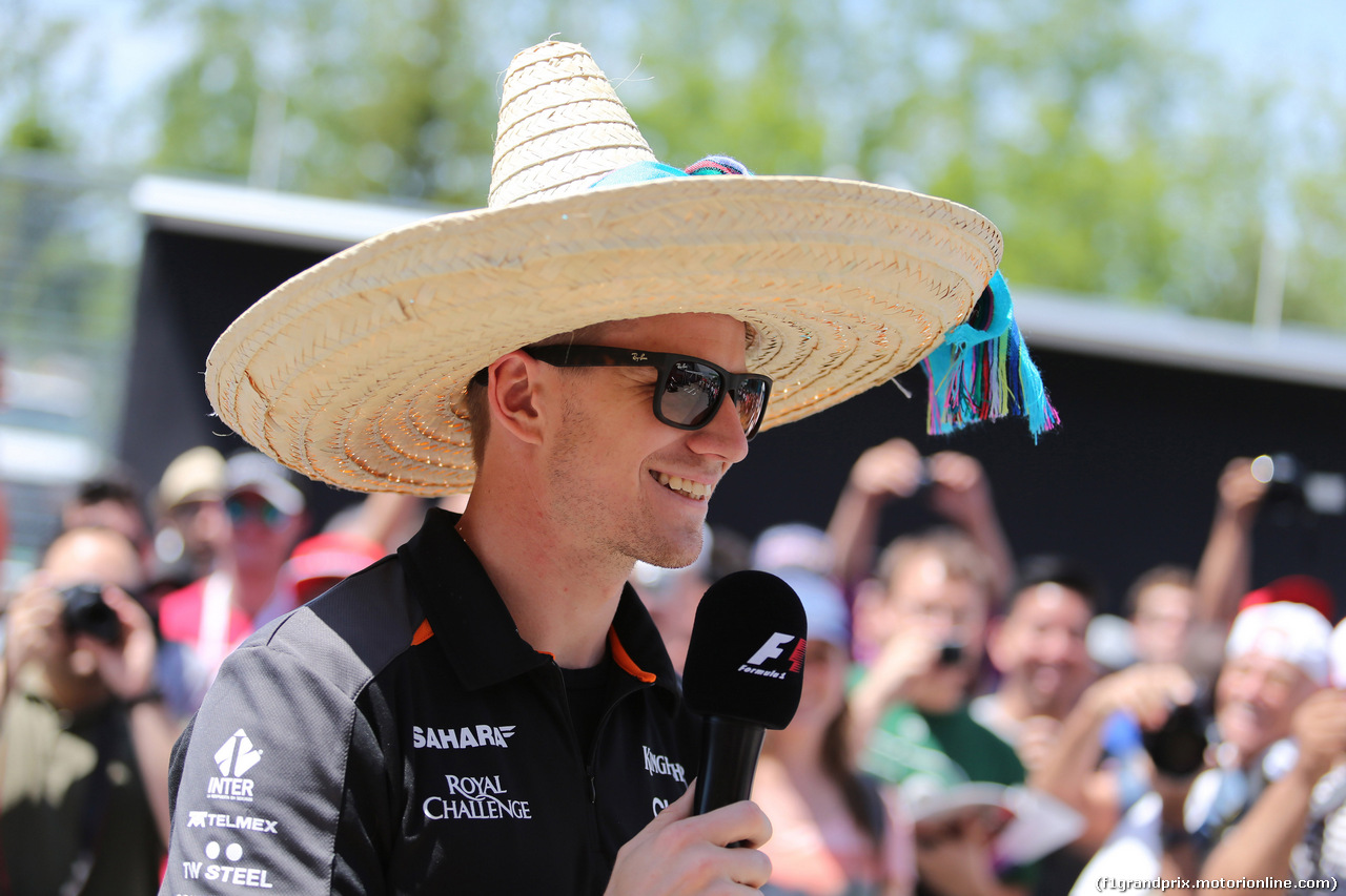 GP CANADA, 04.06.2015 - Nico Hulkenberg (GER) Sahara Force India F1 VJM08