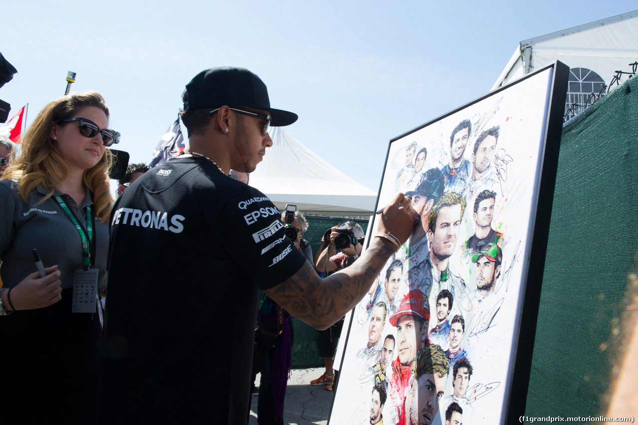 GP CANADA, 04.06.2015 - Lewis Hamilton (GBR) Mercedes AMG F1 W06