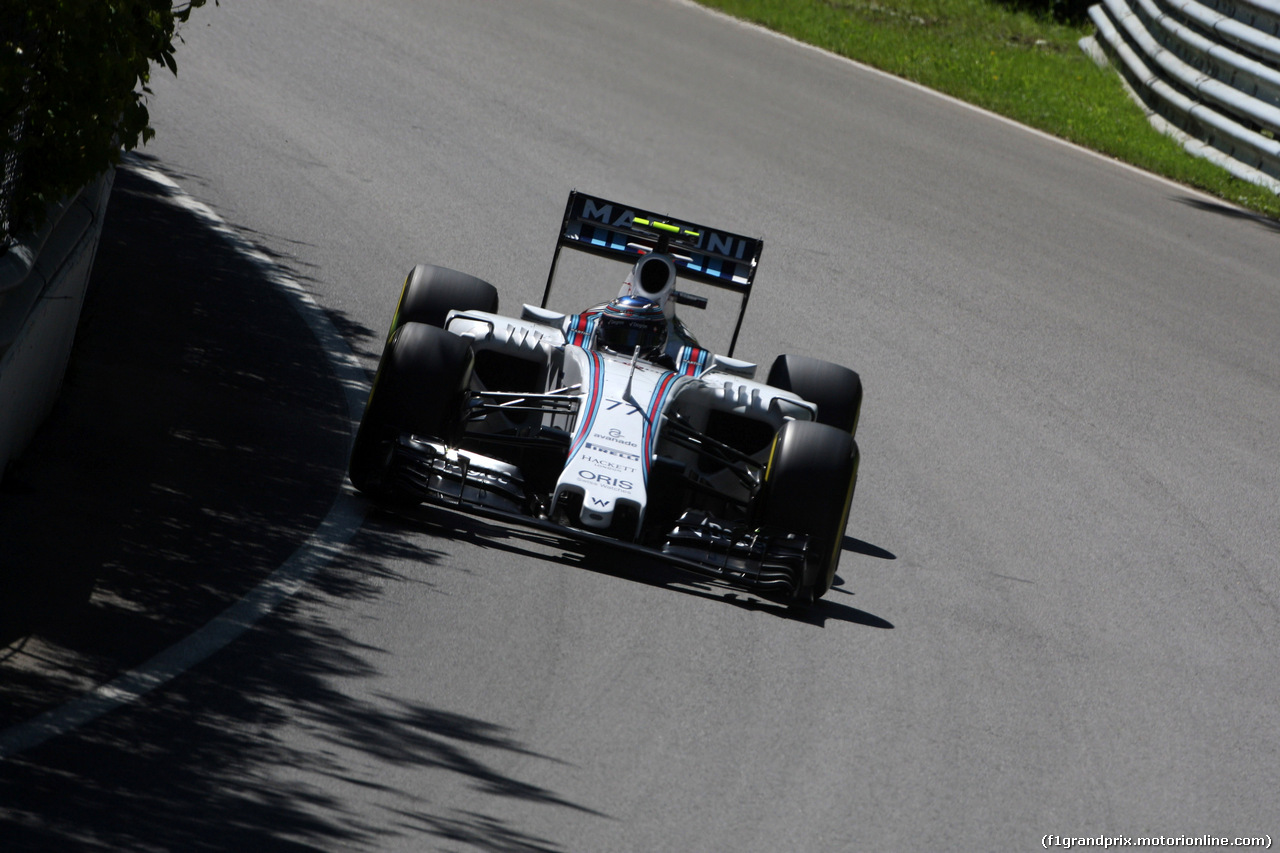 GP CANADA, 06.06.2015- Prove Libere 3, Valtteri Bottas (FIN) Williams F1 Team FW37