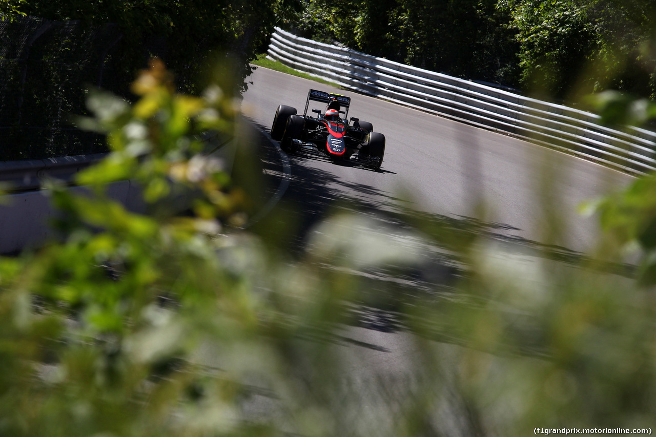 GP CANADA, 06.06.2015- Prove Libere 3, Jenson Button (GBR)  McLaren Honda MP4-30.