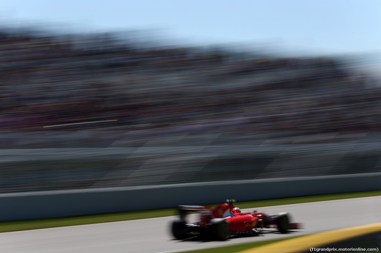 GP CANADA, 06.06.2015- Prove Libere 3, Kimi Raikkonen (FIN) Ferrari SF15-T