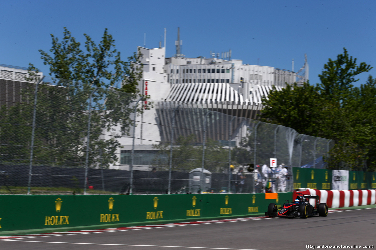 GP CANADA, 06.06.2015- Prove Libere 3, Fernando Alonso (ESP) McLaren Honda MP4-30