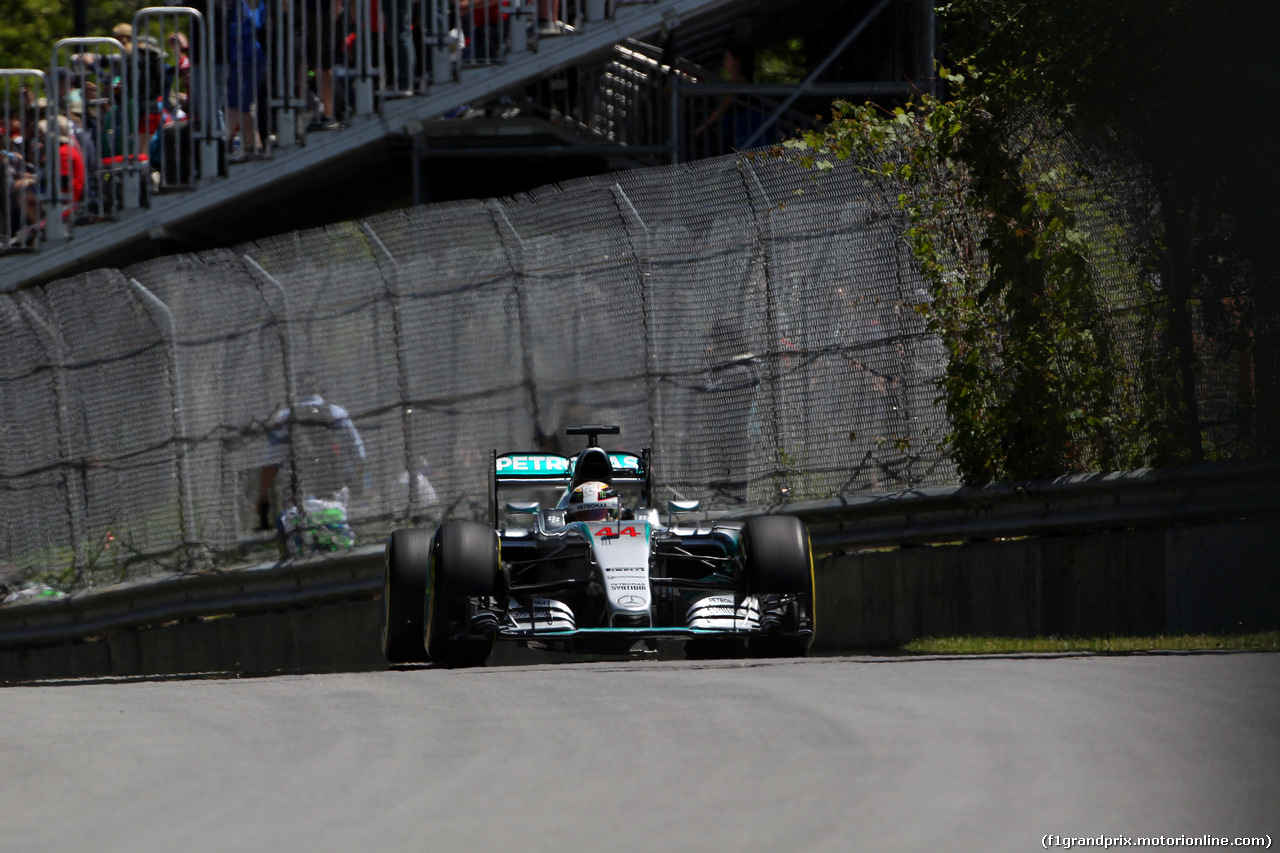 GP CANADA, 06.06.2015- Qualifiche, Lewis Hamilton (GBR) Mercedes AMG F1 W06