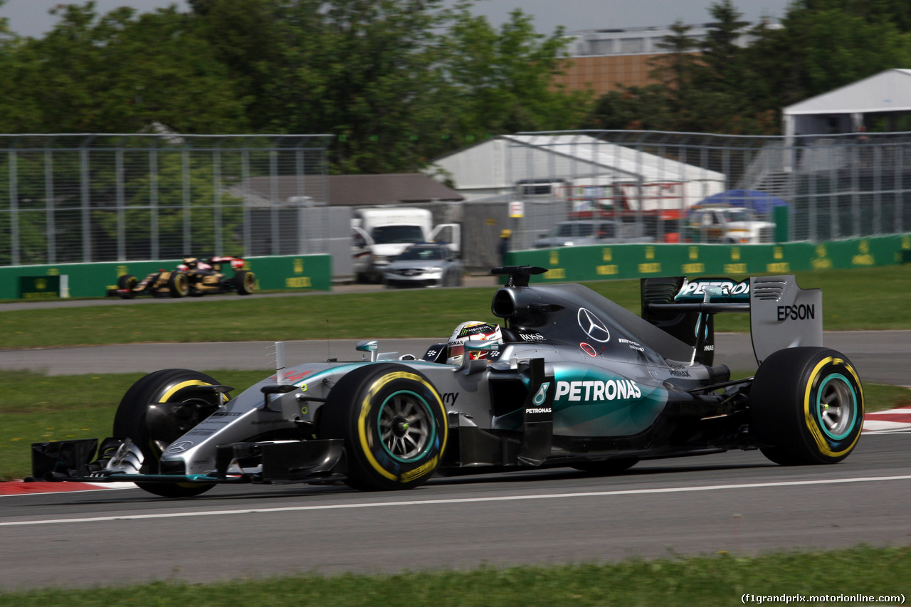 GP CANADA, 05.06.2015 - Prove Libere 1, Lewis Hamilton (GBR) Mercedes AMG F1 W06