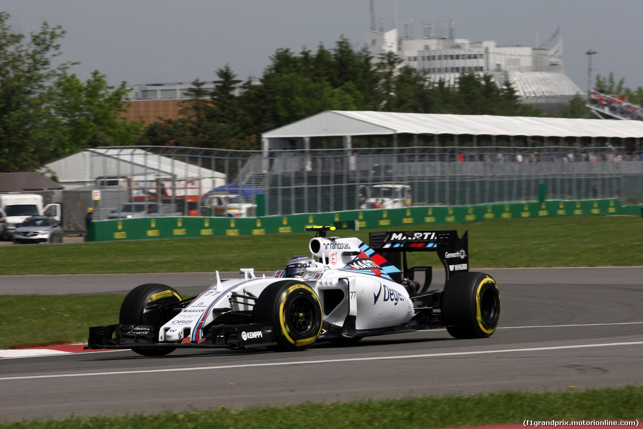 GP CANADA, 05.06.2015 - Prove Libere 1, Valtteri Bottas (FIN) Williams F1 Team FW37