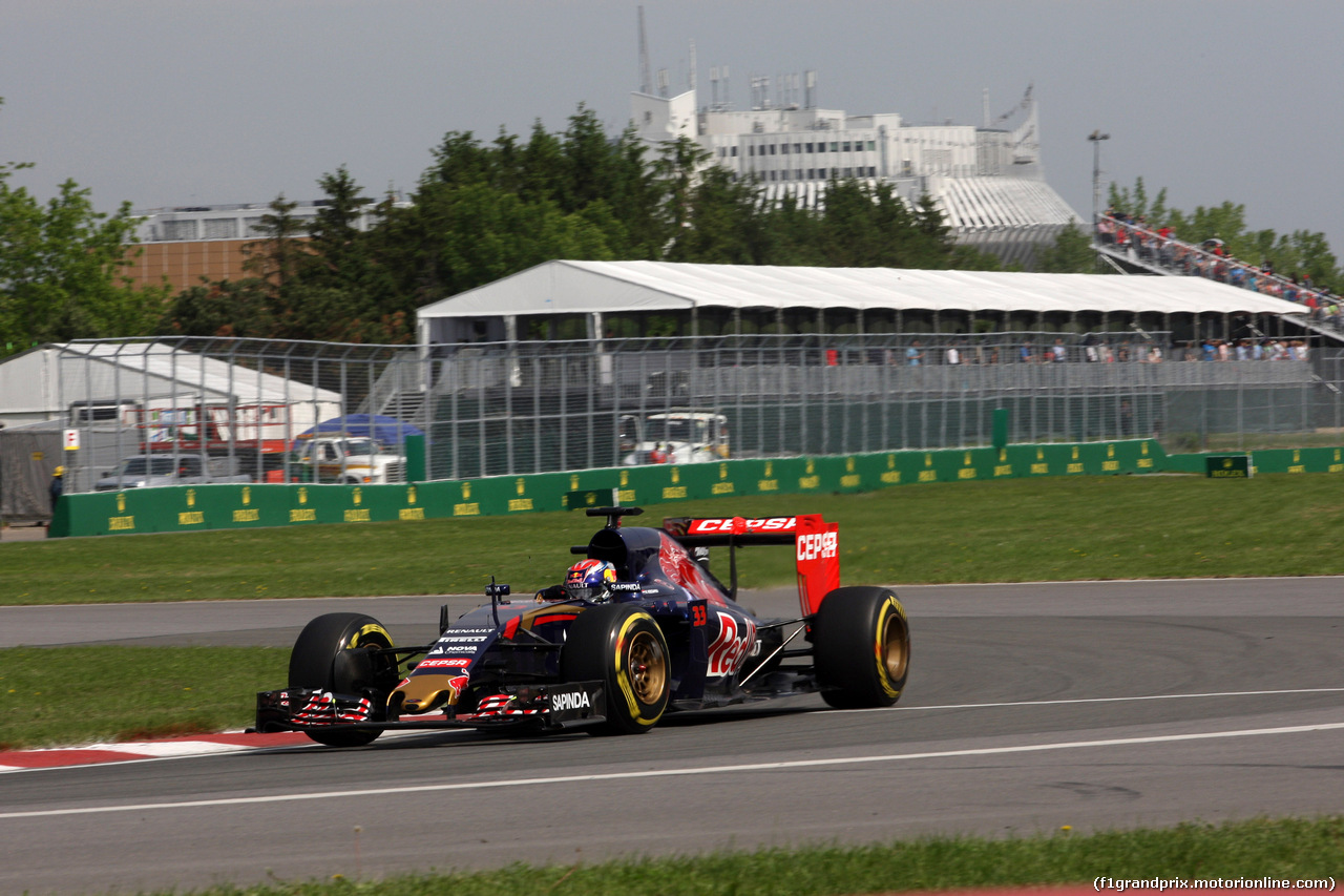 GP CANADA, 05.06.2015 - Prove Libere 1, Max Verstappen (NED) Scuderia Toro Rosso STR10