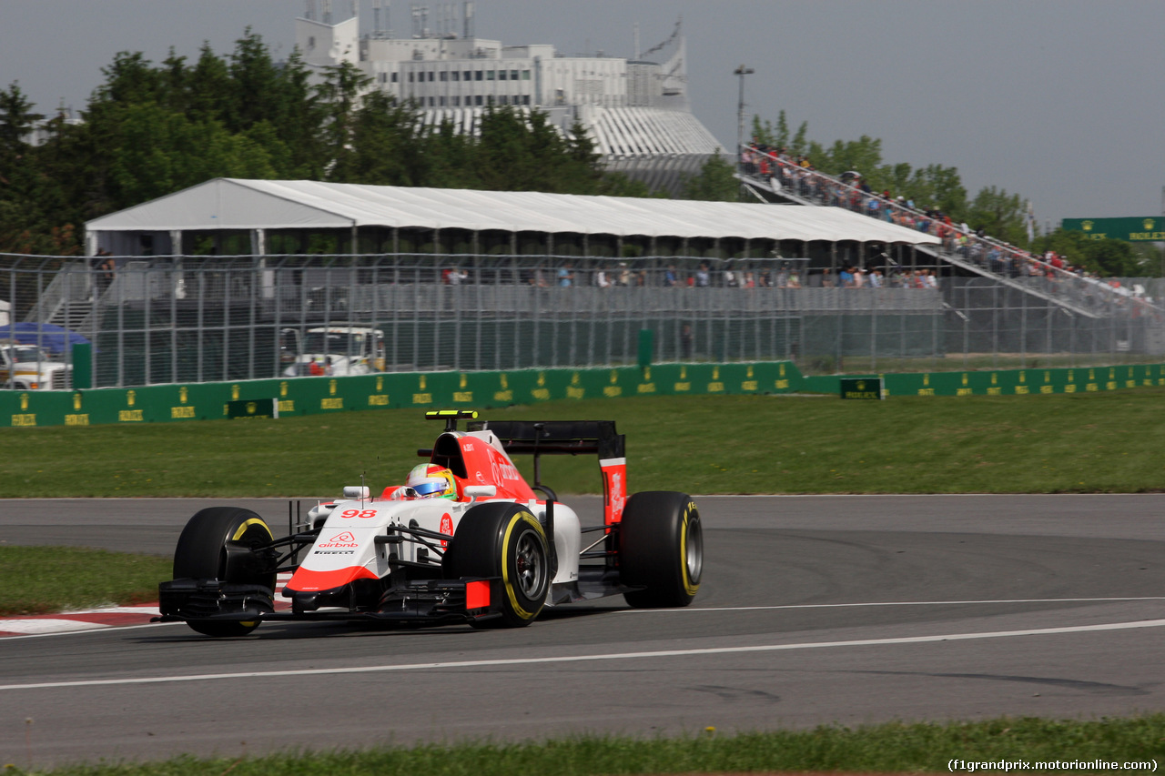 GP CANADA, 05.06.2015 - Prove Libere 1, Roberto Merhi (ESP) Manor Marussia F1 Team