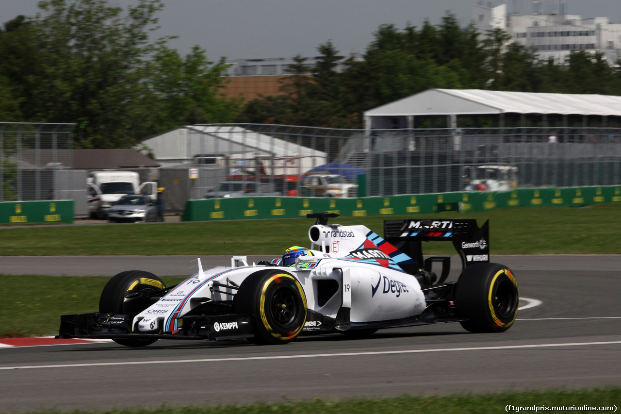 GP CANADA, 05.06.2015 - Prove Libere 1, Felipe Massa (BRA) Williams F1 Team FW37