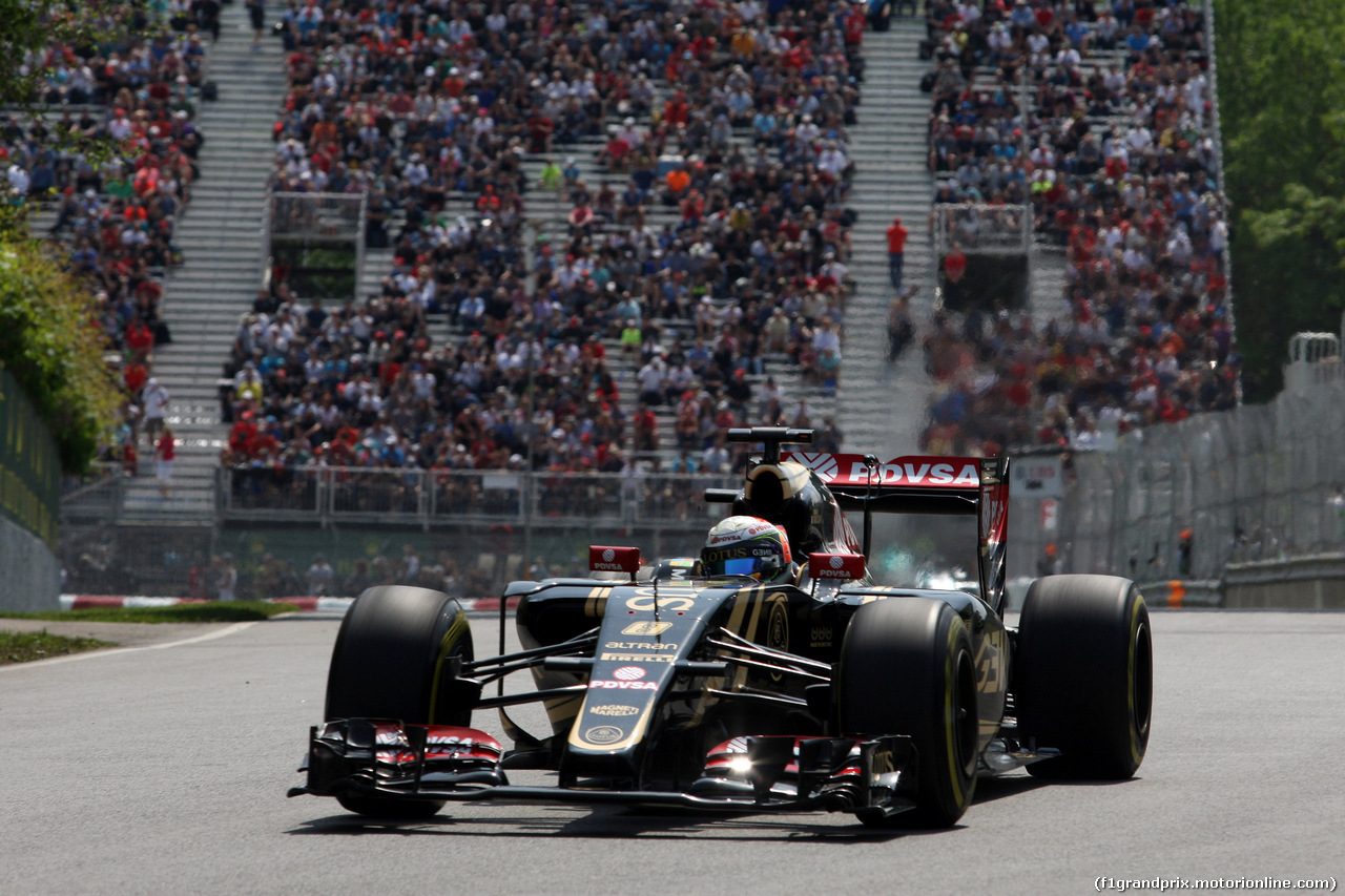 GP CANADA, 05.06.2015 - Prove Libere 1, Romain Grosjean (FRA) Lotus F1 Team E23