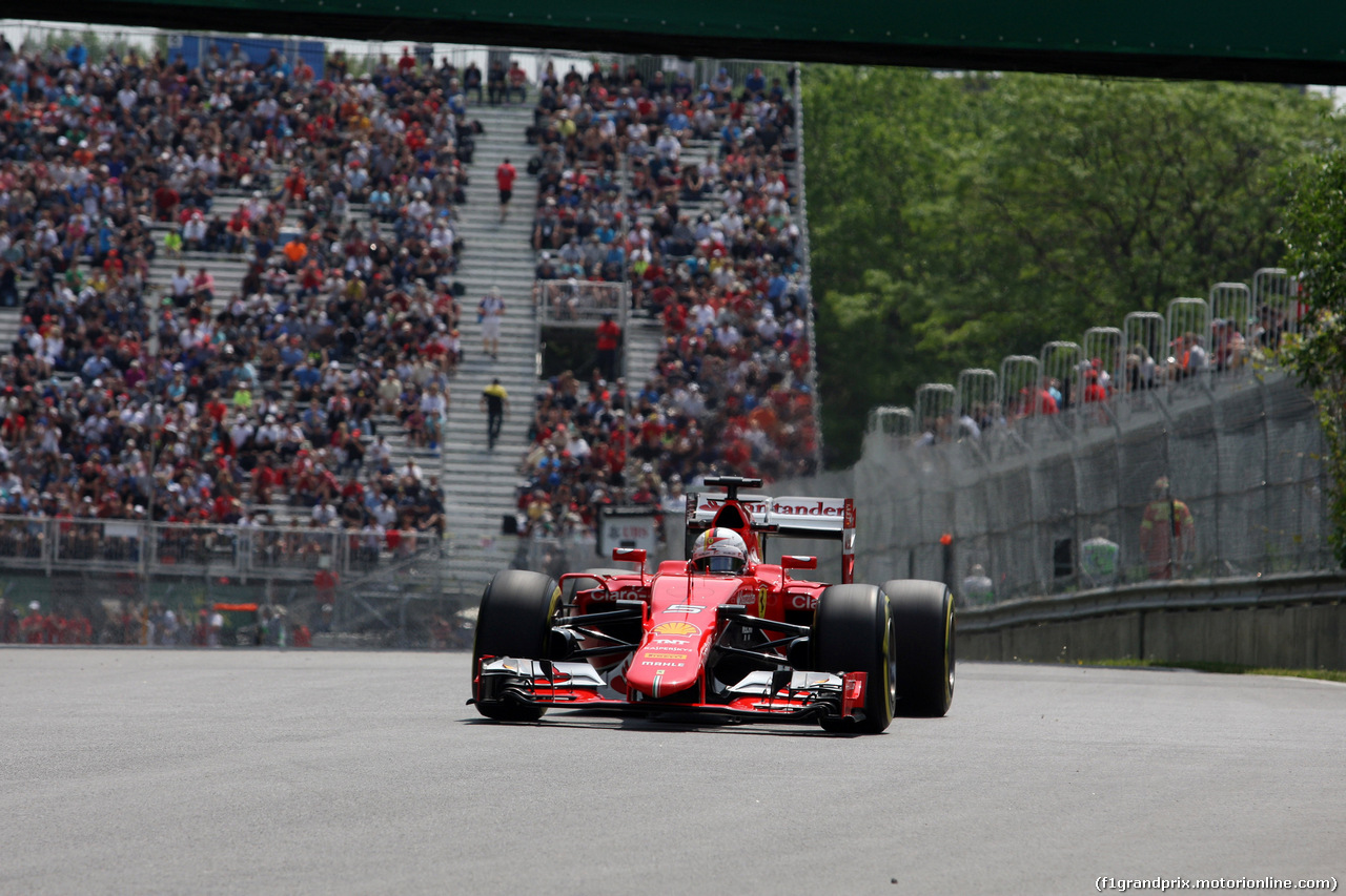 GP CANADA, 05.06.2015 - Prove Libere 1, Sebastian Vettel (GER) Ferrari SF15-T