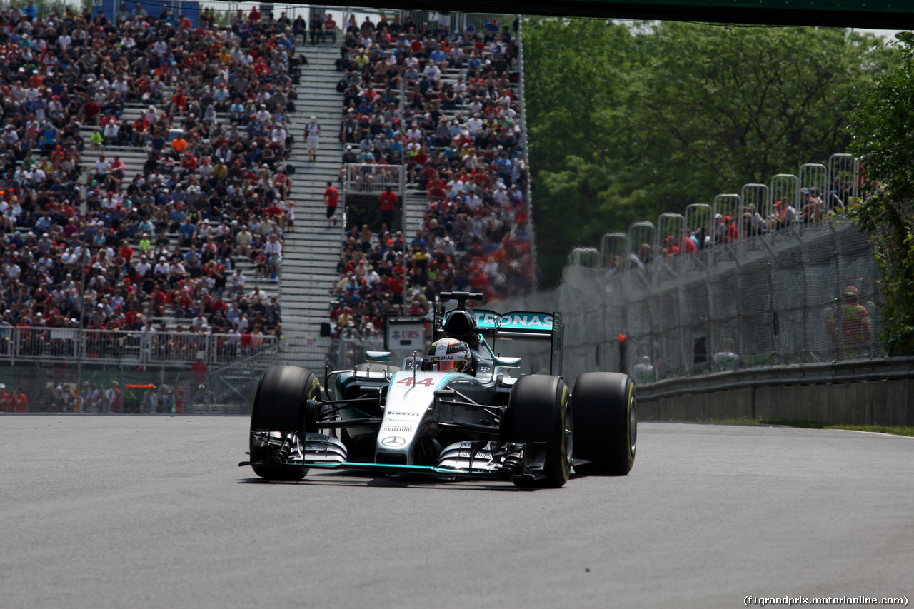 GP CANADA, 05.06.2015 - Prove Libere 1, Lewis Hamilton (GBR) Mercedes AMG F1 W06