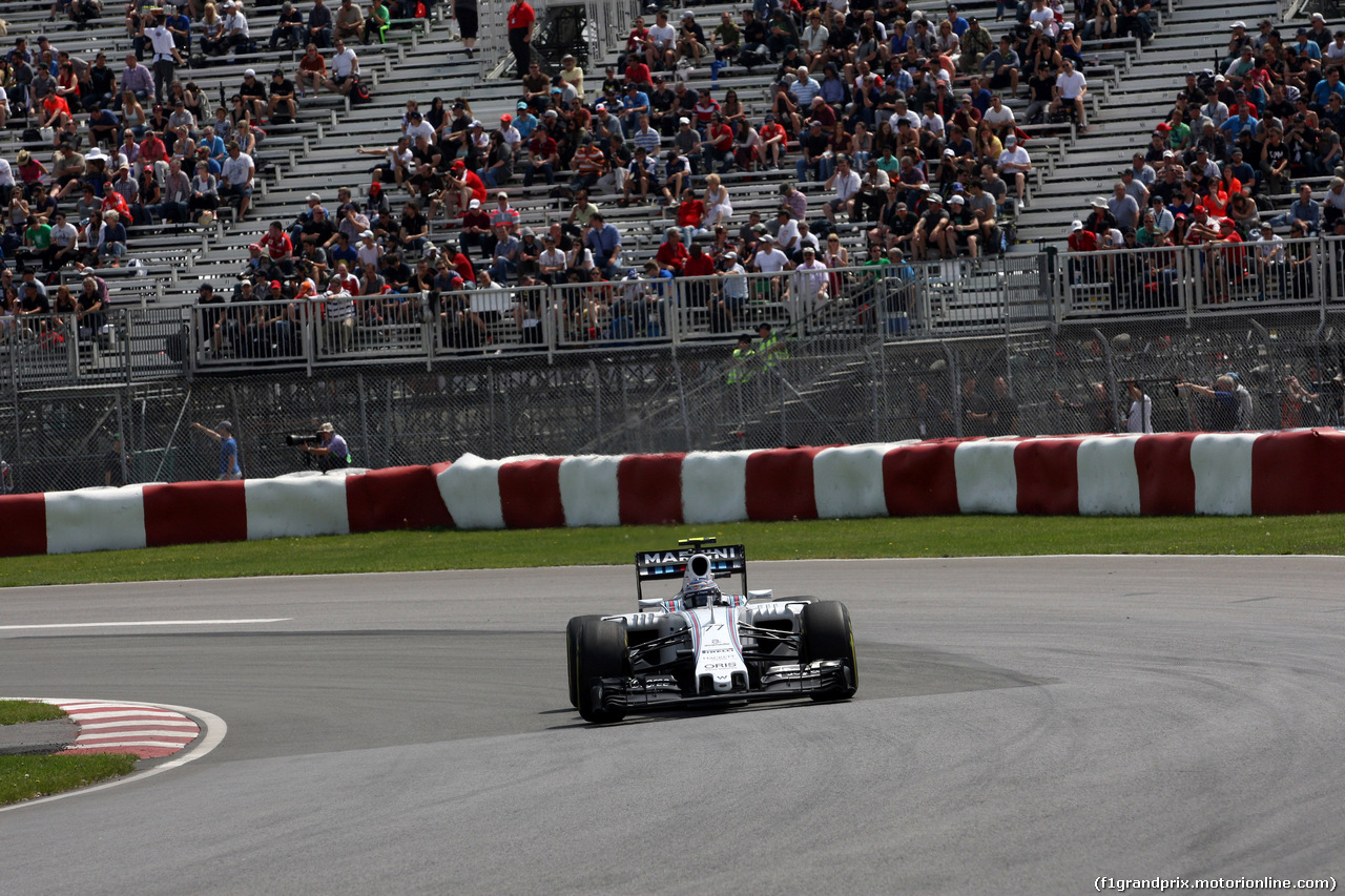 GP CANADA, 05.06.2015 - Prove Libere 1, Valtteri Bottas (FIN) Williams F1 Team FW37