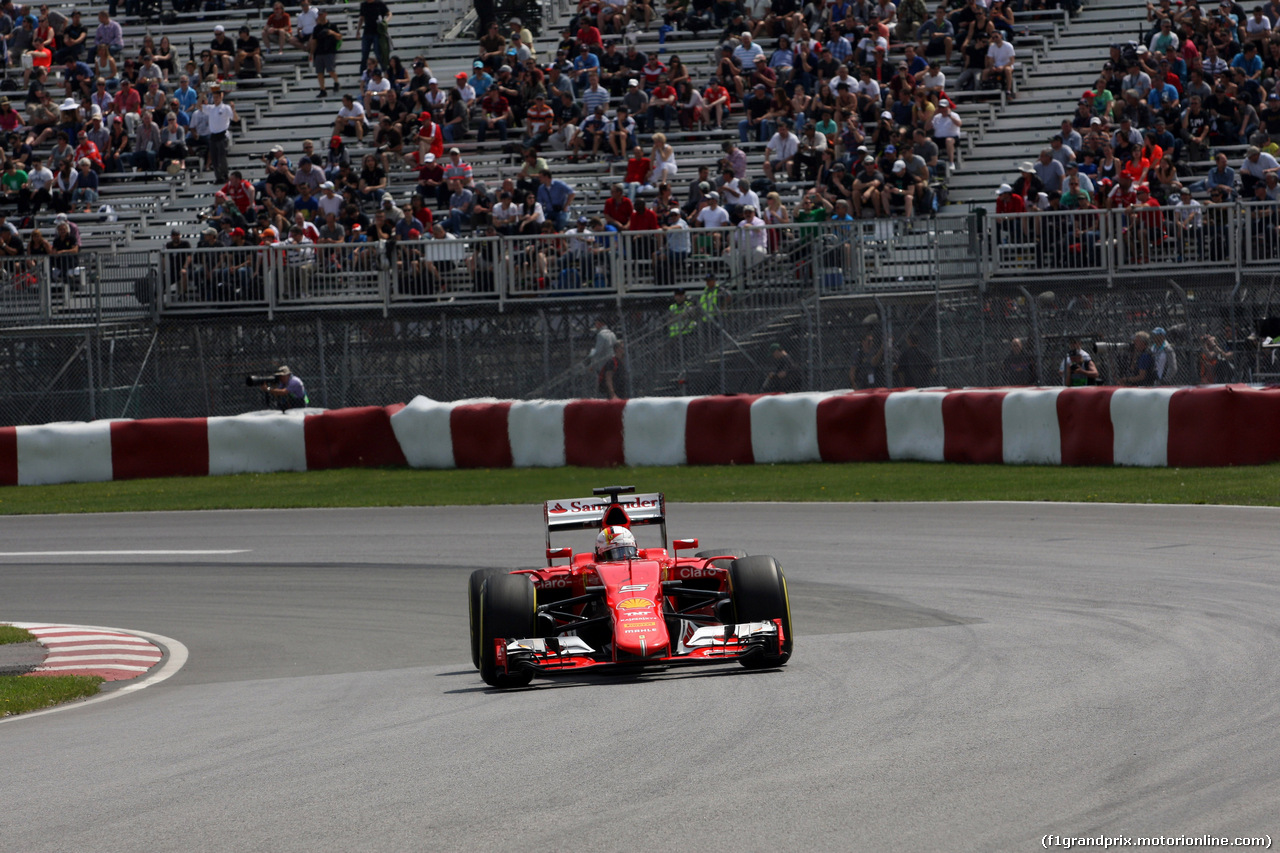 GP CANADA, 05.06.2015 - Prove Libere 1, Sebastian Vettel (GER) Ferrari SF15-T