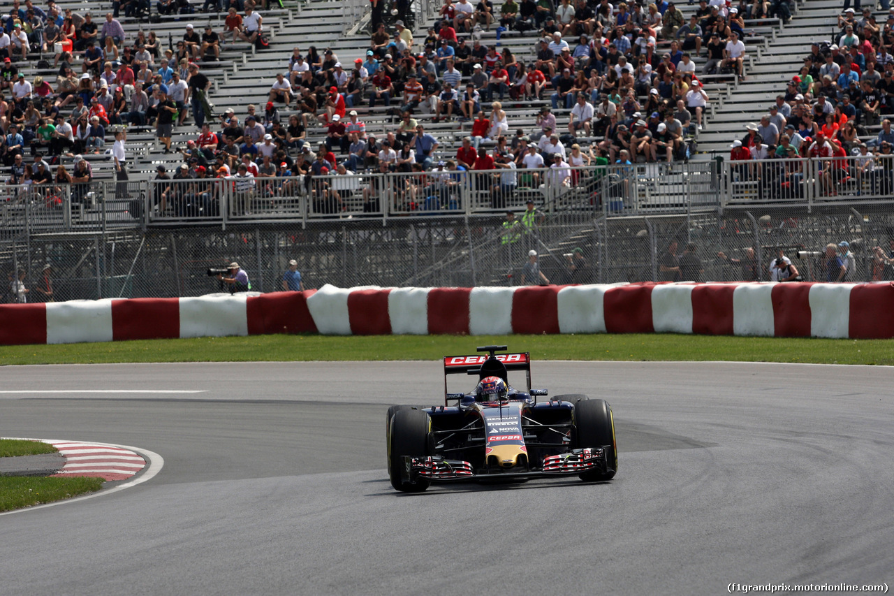 GP CANADA, 05.06.2015 - Prove Libere 1, Max Verstappen (NED) Scuderia Toro Rosso STR10