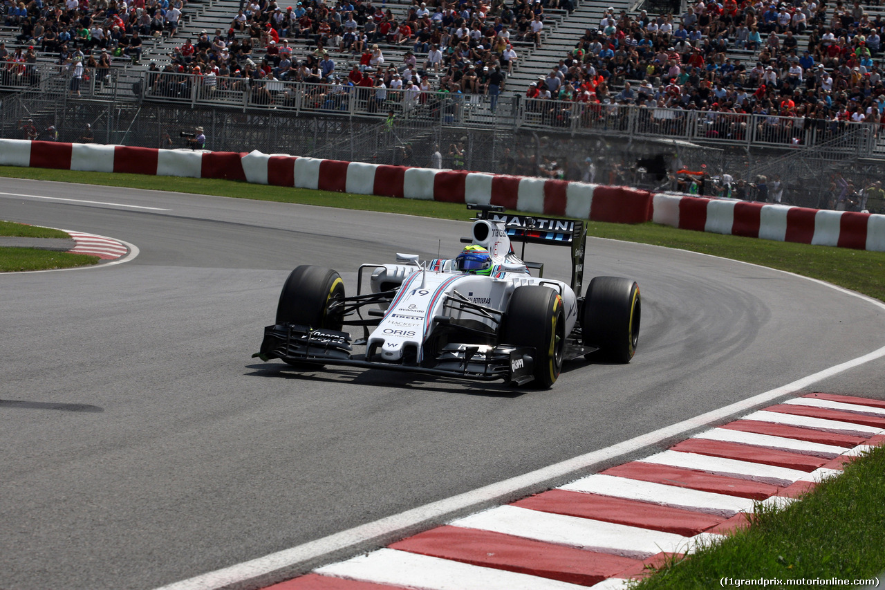 GP CANADA, 05.06.2015 - Prove Libere 1, Felipe Massa (BRA) Williams F1 Team FW37