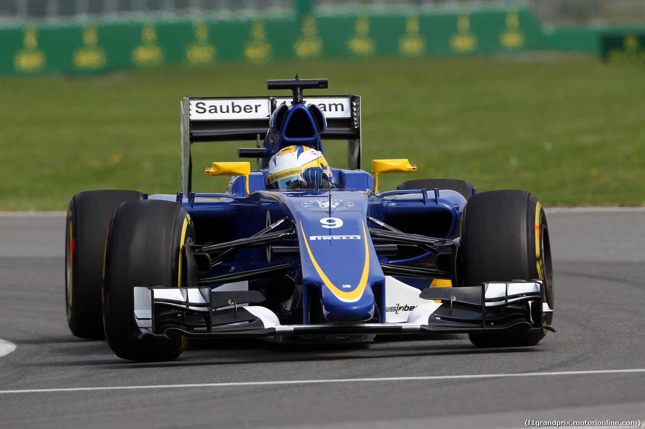 GP CANADA, 05.06.2015 - Prove Libere 1, Marcus Ericsson (SUE) Sauber C34