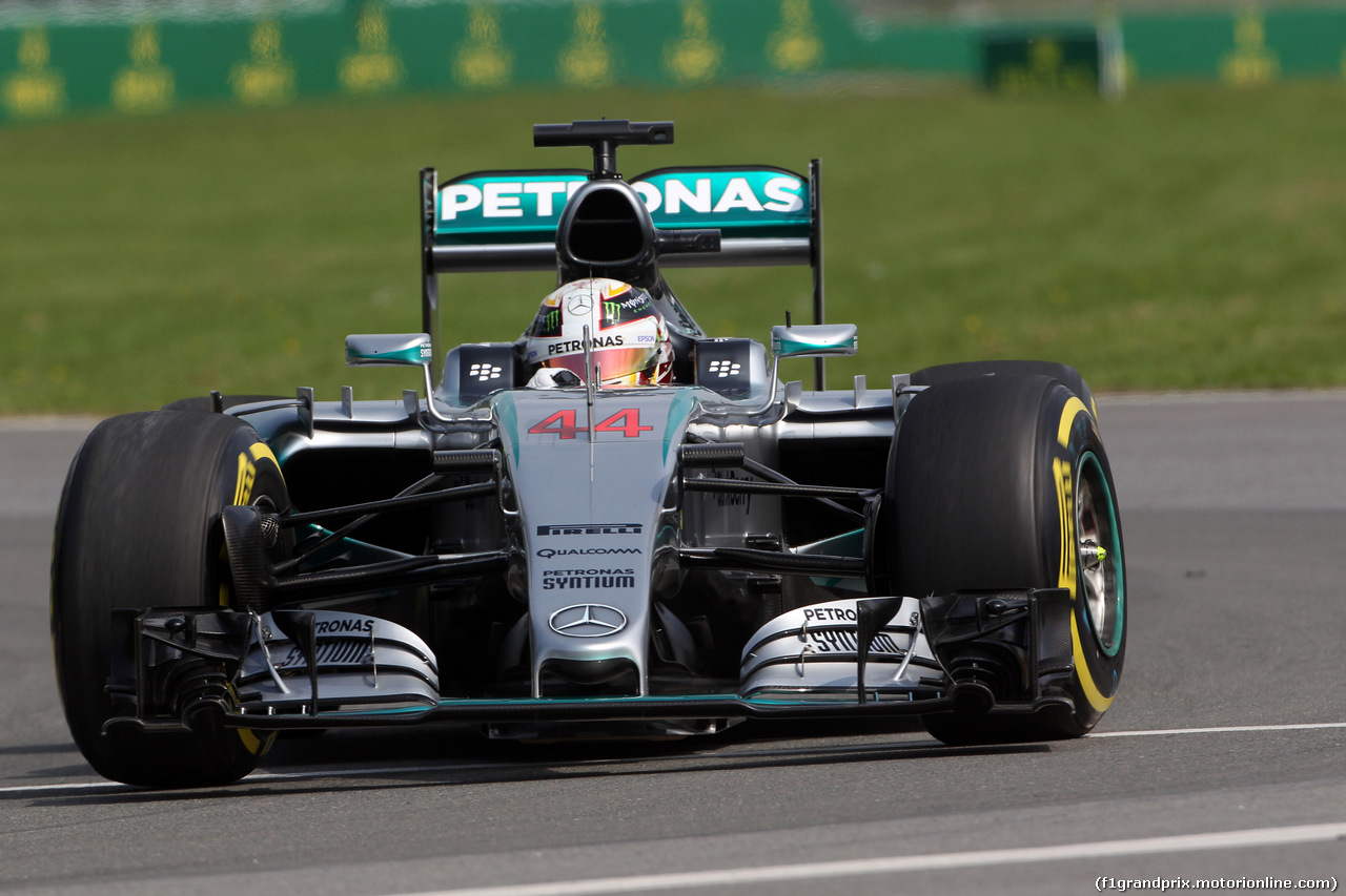 GP CANADA, 05.06.2015 - Prove Libere 1, Lewis Hamilton (GBR) Mercedes AMG F1 W06