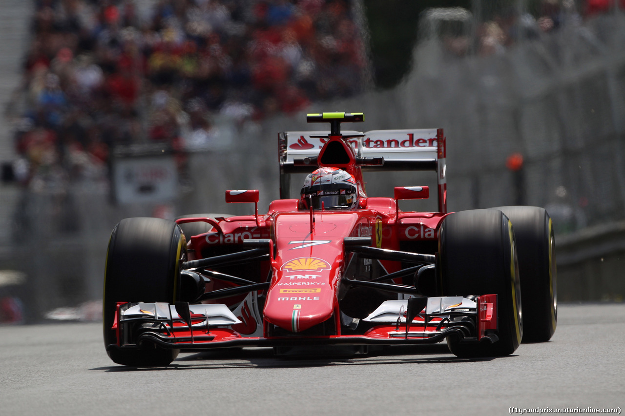 GP CANADA, 05.06.2015 - Prove Libere 1, Kimi Raikkonen (FIN) Ferrari SF15-T