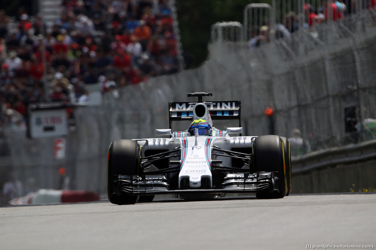 GP CANADA, 05.06.2015 - Prove Libere 1, Felipe Massa (BRA) Williams F1 Team FW37