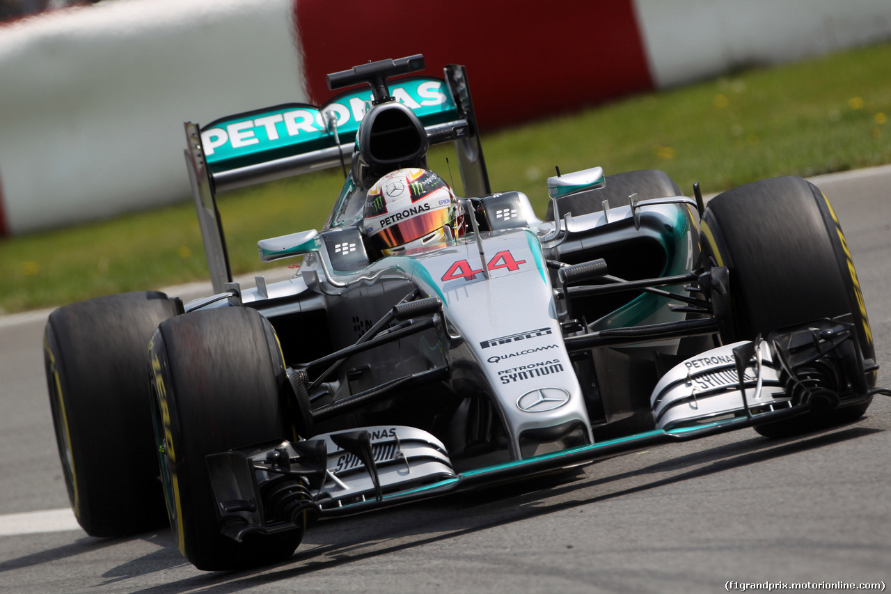 GP CANADA, 05.06.2015 - Prove Libere 1, Lewis Hamilton (GBR) Mercedes AMG F1 W06