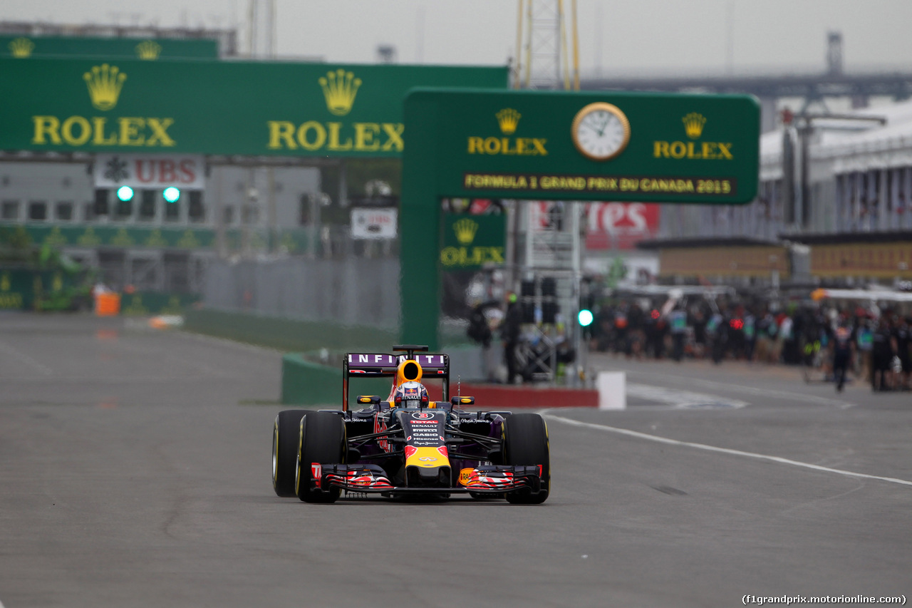 GP CANADA, 05.06.2015 - Prove Libere 1, Daniel Ricciardo (AUS) Red Bull Racing RB11