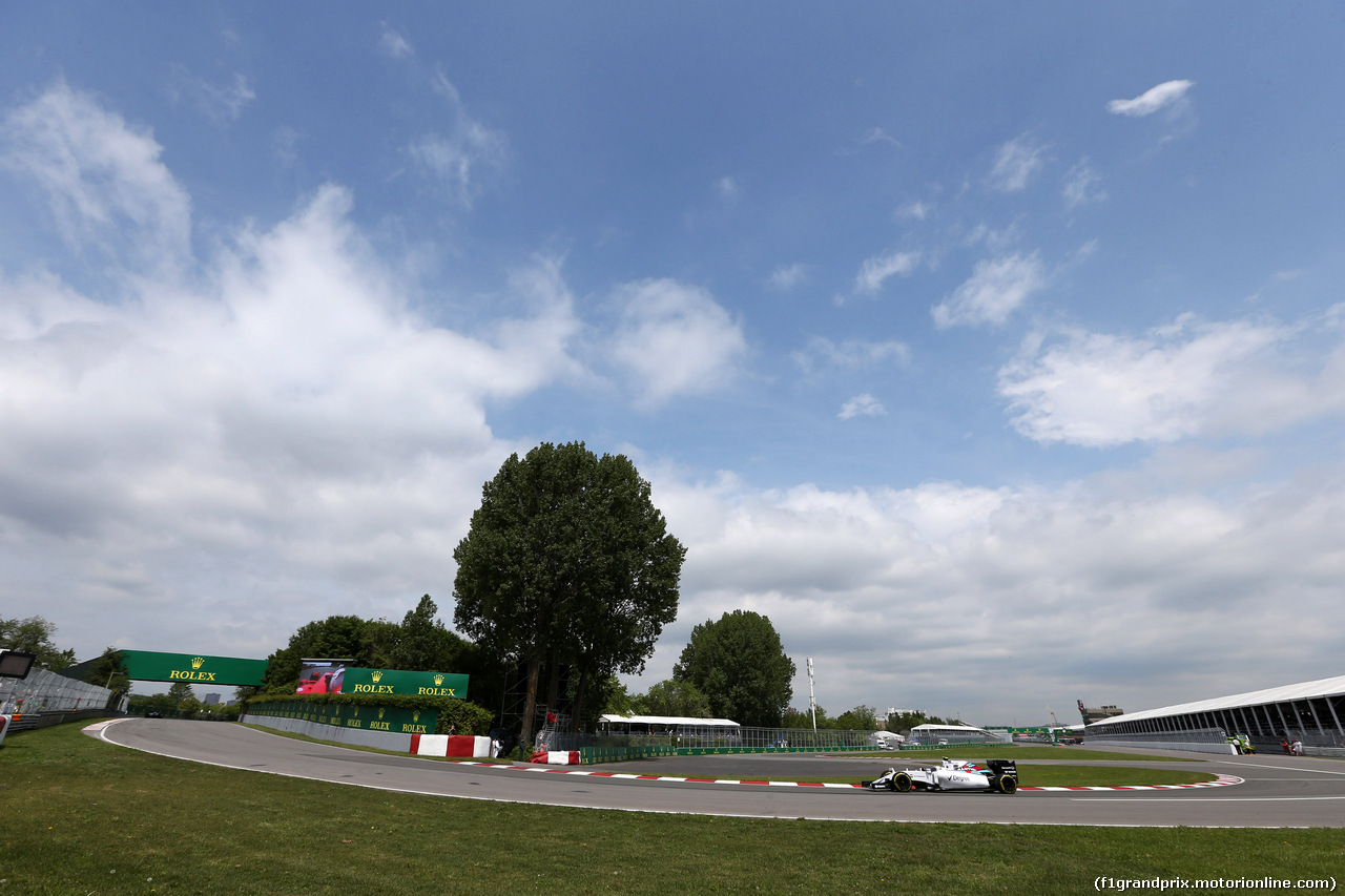 GP CANADA, 05.06.2015 - Prove Libere 1, Valtteri Bottas (FIN) Williams F1 Team FW37