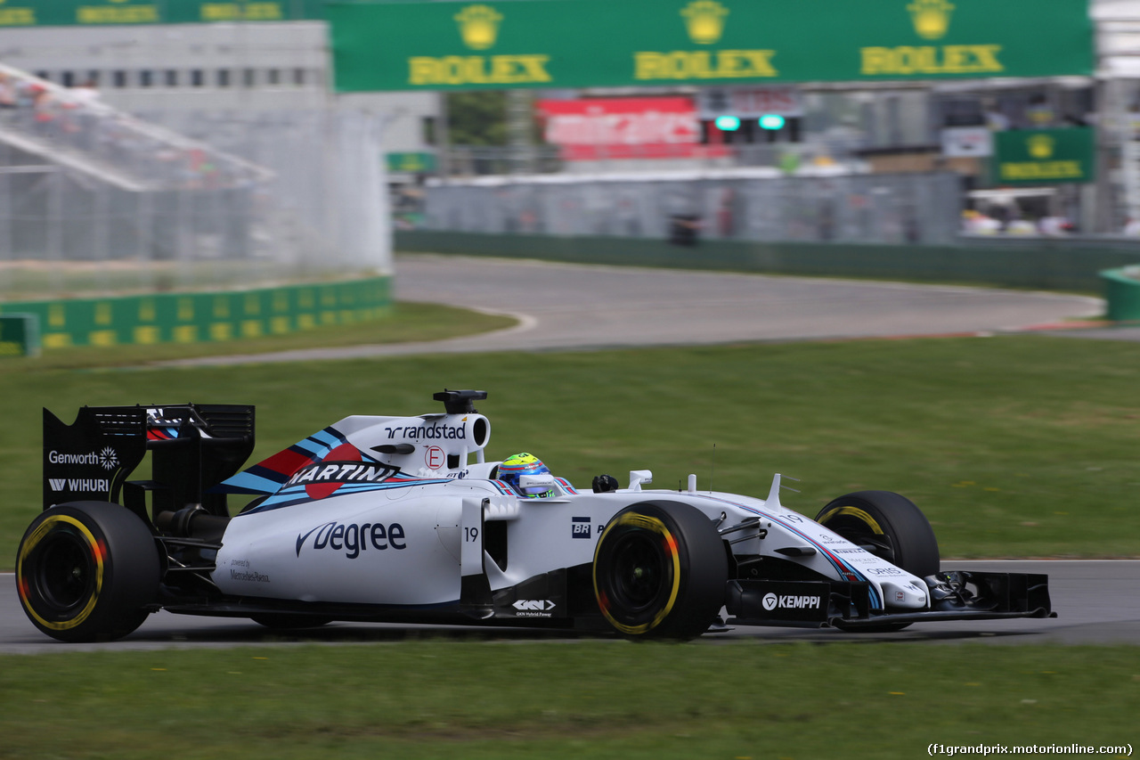 GP CANADA, 05.06.2015 - Prove Libere 1, Felipe Massa (BRA) Williams F1 Team FW37