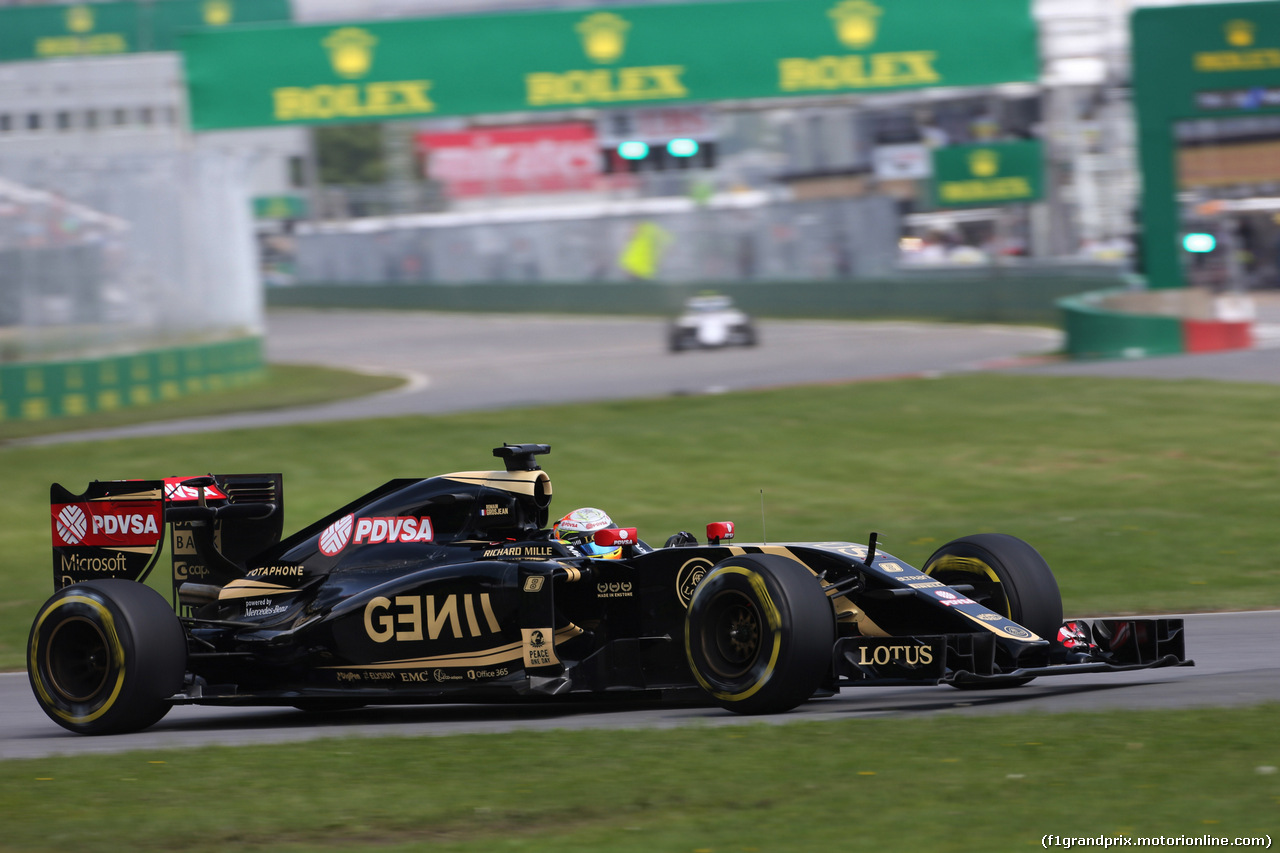 GP CANADA, 05.06.2015 - Prove Libere 1, Romain Grosjean (FRA) Lotus F1 Team E23