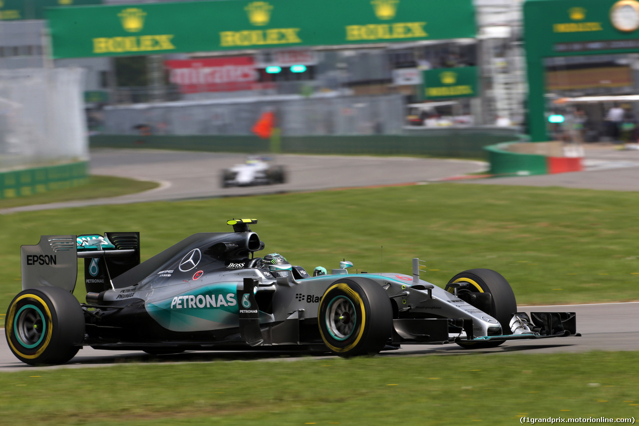 GP CANADA, 05.06.2015 - Prove Libere 1, Nico Rosberg (GER) Mercedes AMG F1 W06