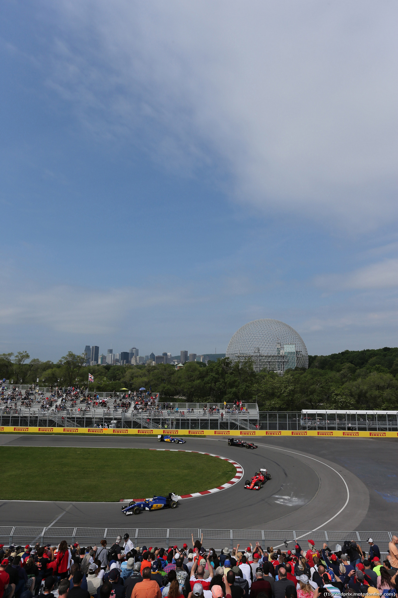 GP CANADA, 05.06.2015 - Prove Libere 1, eMarcus Ericsson (SUE) Sauber C34and Kimi Raikkonen (FIN) Ferrari SF15-T