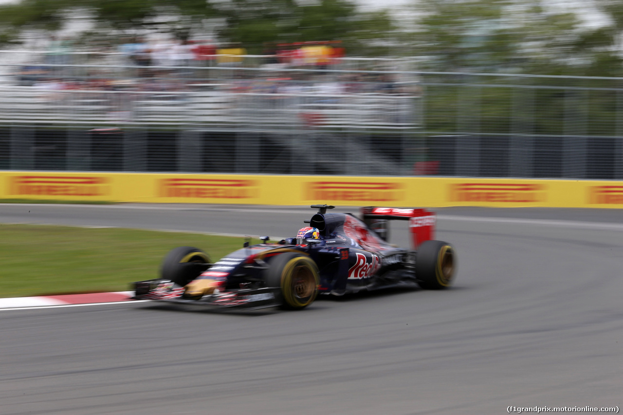 GP CANADA, 05.06.2015 - Prove Libere 1, Max Verstappen (NED) Scuderia Toro Rosso STR10