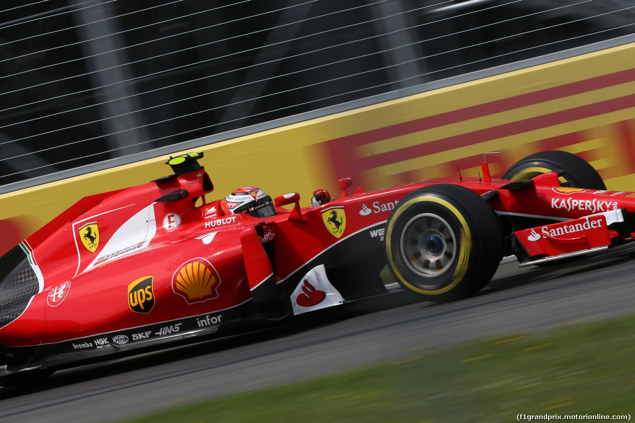 GP CANADA, 05.06.2015 - Prove Libere 1, Kimi Raikkonen (FIN) Ferrari SF15-T