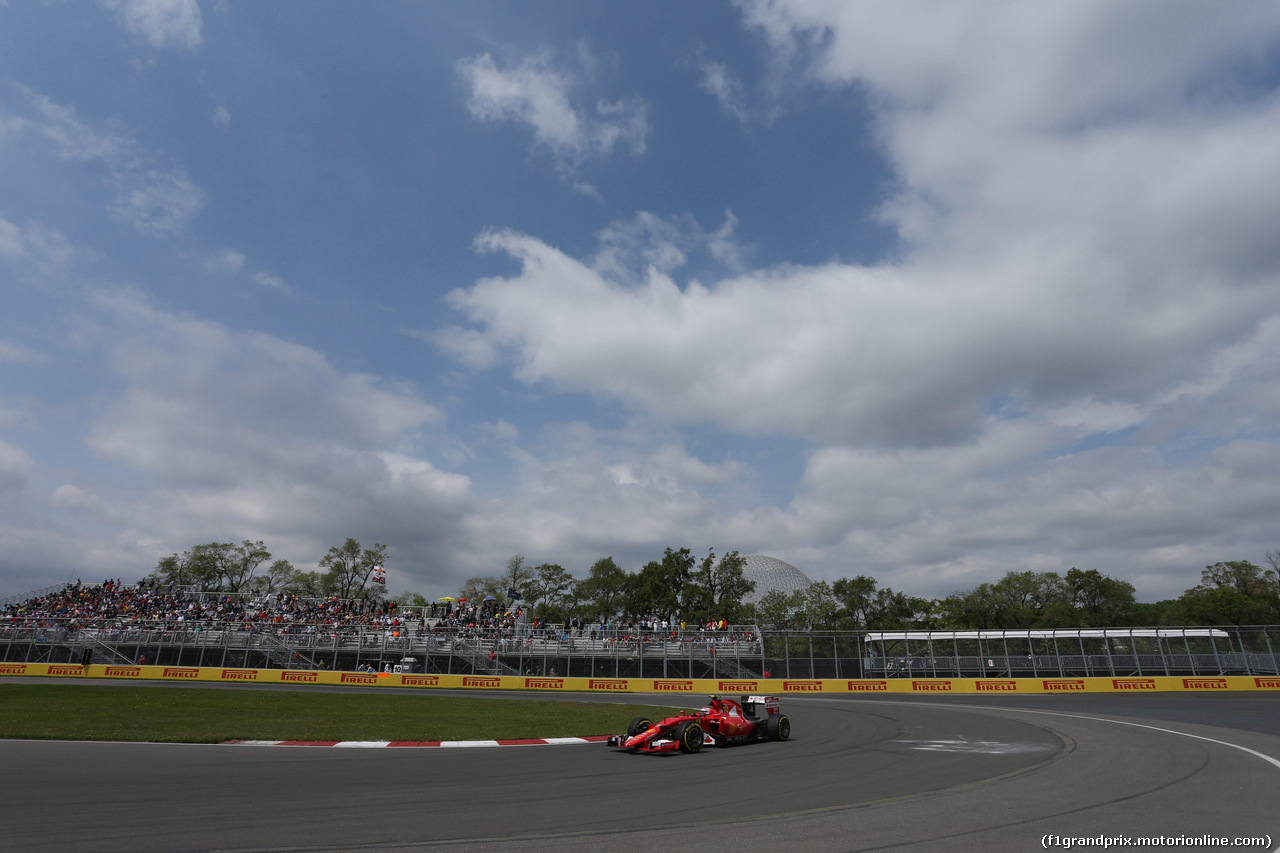 GP CANADA, 05.06.2015 - Prove Libere 1, Kimi Raikkonen (FIN) Ferrari SF15-T