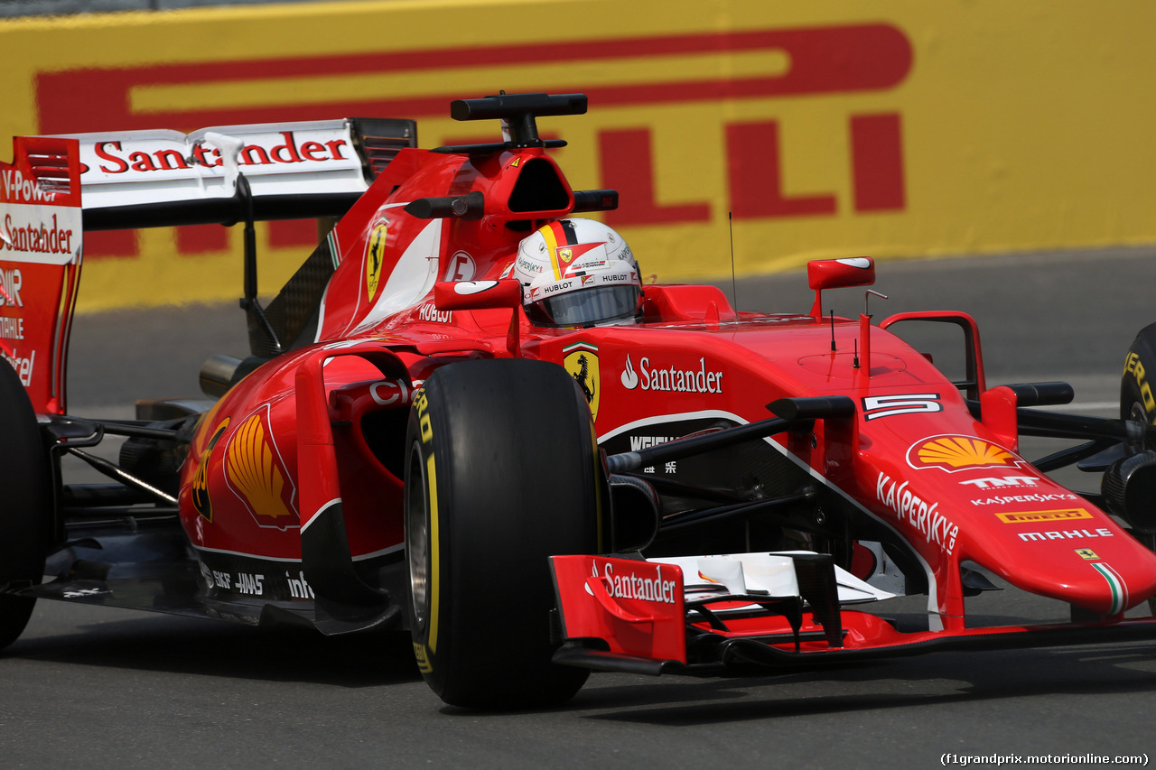 GP CANADA, 05.06.2015 - Prove Libere 1, Sebastian Vettel (GER) Ferrari SF15-T