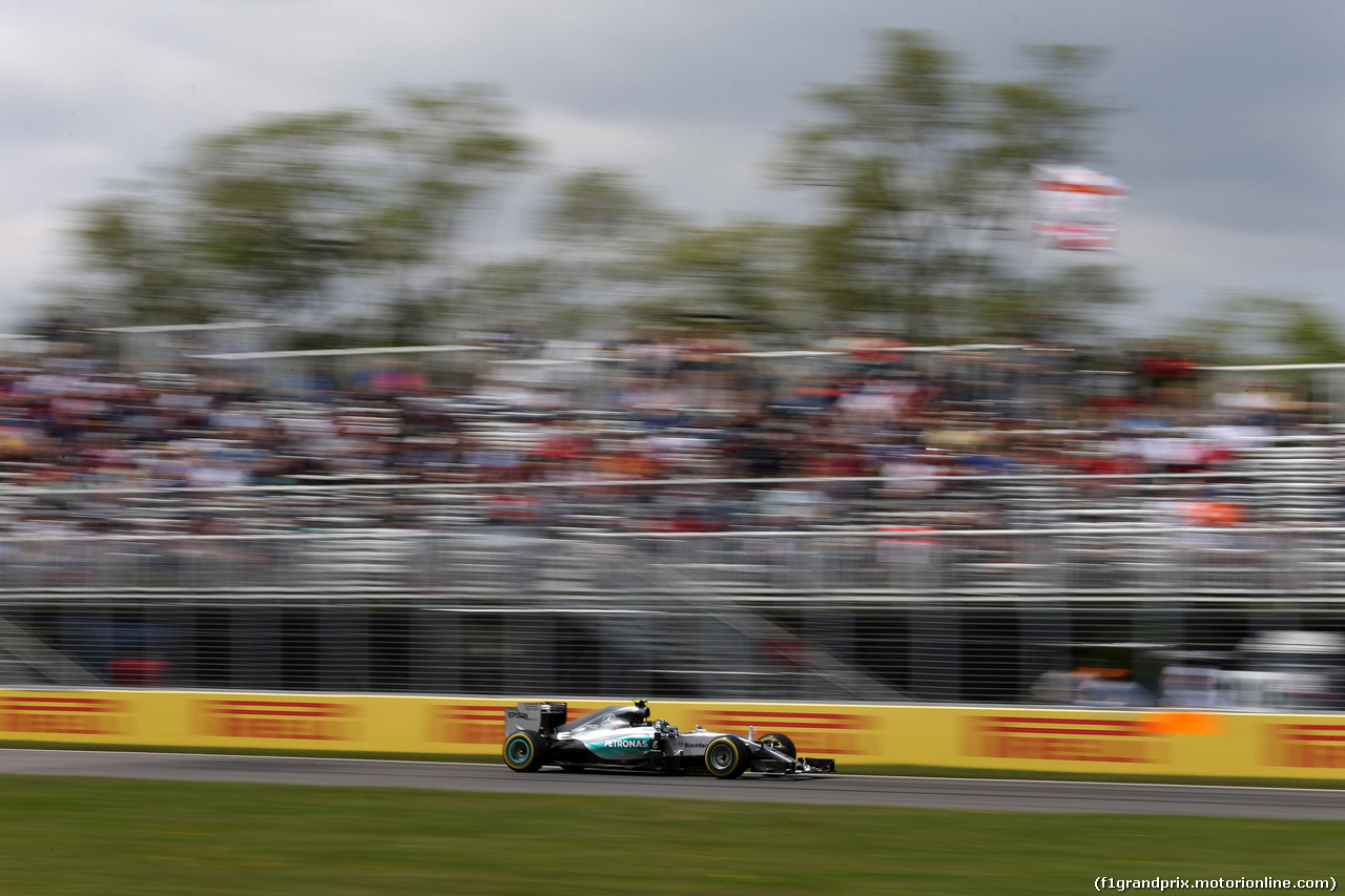 GP CANADA, 05.06.2015 - Prove Libere 1, Nico Rosberg (GER) Mercedes AMG F1 W06