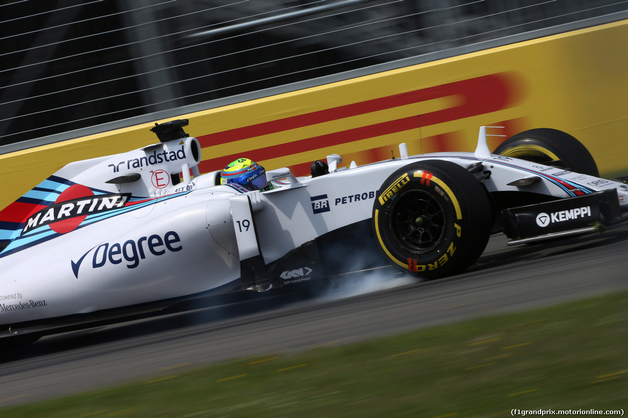 GP CANADA, 05.06.2015 - Prove Libere 1, Felipe Massa (BRA) Williams F1 Team FW37