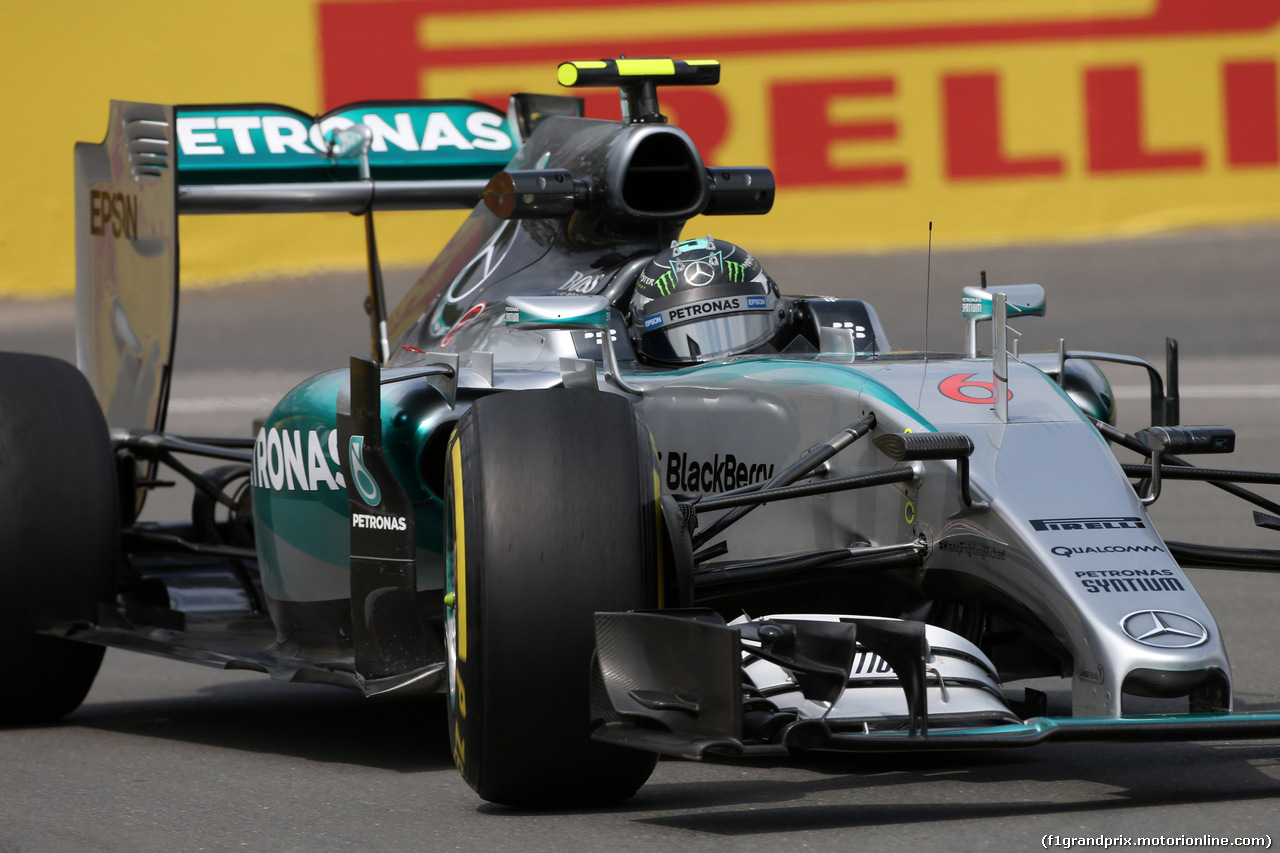 GP CANADA, 05.06.2015 - Prove Libere 1, Nico Rosberg (GER) Mercedes AMG F1 W06