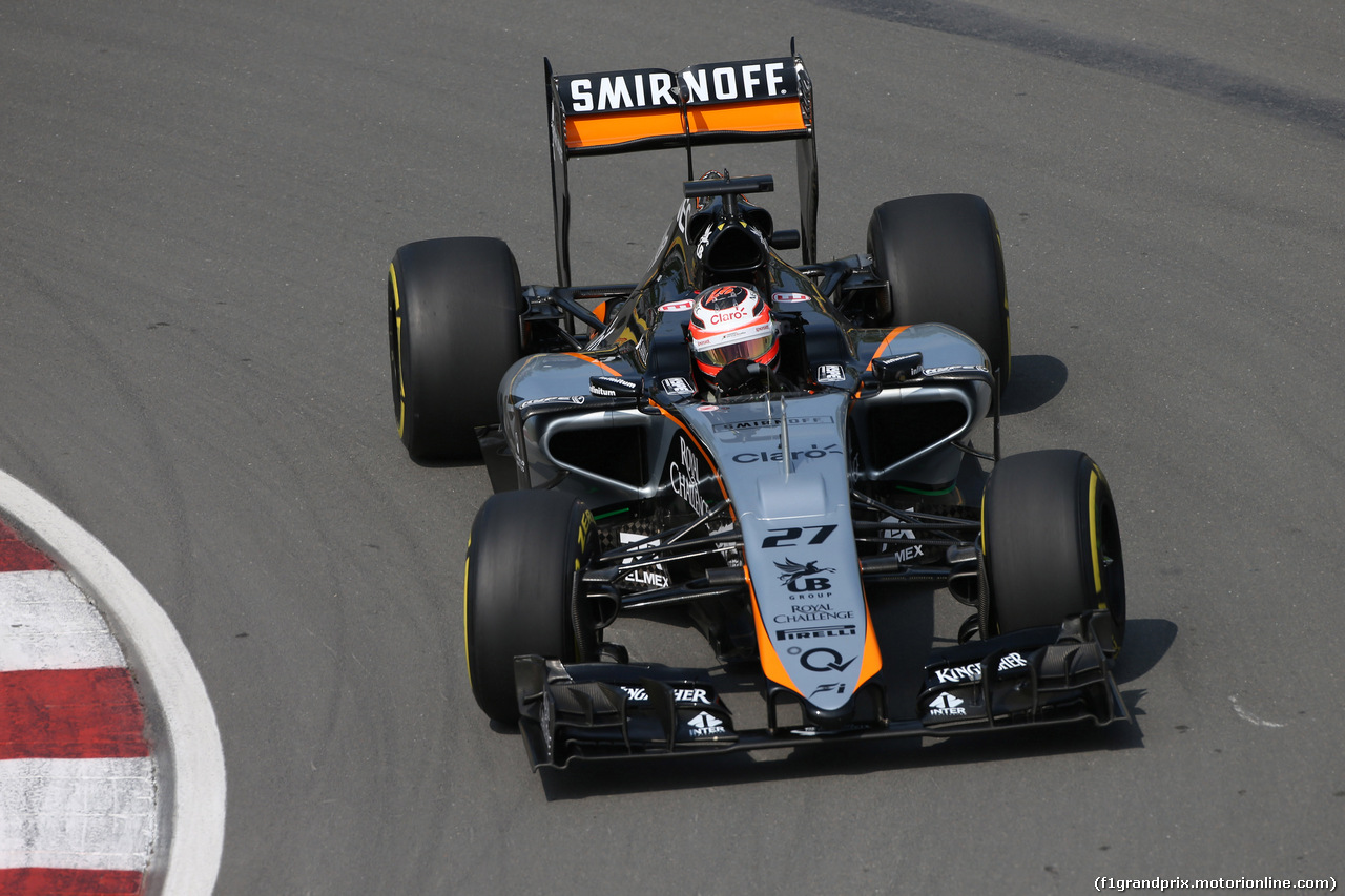 GP CANADA, 05.06.2015 - Prove Libere 1, Nico Hulkenberg (GER) Sahara Force India F1 VJM08