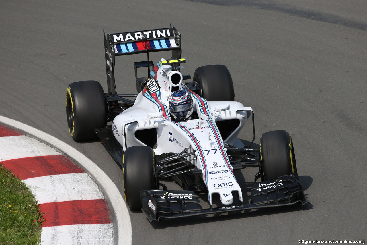 GP CANADA, 05.06.2015 - Prove Libere 1, Valtteri Bottas (FIN) Williams F1 Team FW37