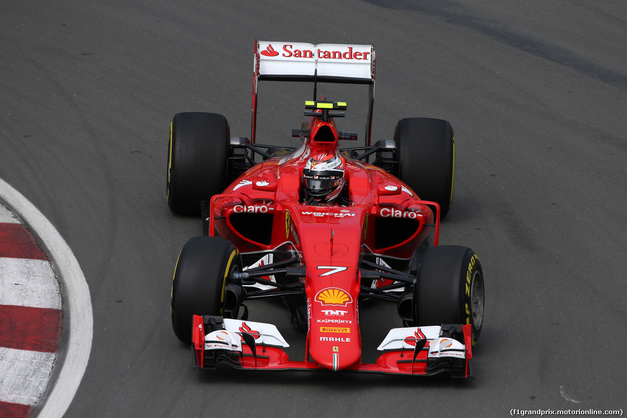 GP CANADA, 05.06.2015 - Prove Libere 1, Kimi Raikkonen (FIN) Ferrari SF15-T