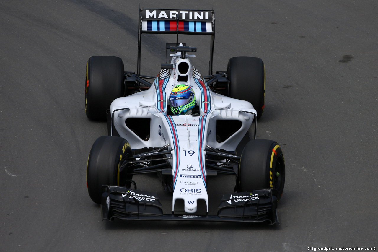 GP CANADA, 05.06.2015 - Prove Libere 1, Felipe Massa (BRA) Williams F1 Team FW37