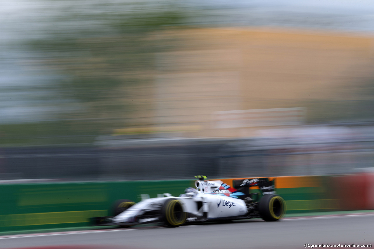 GP CANADA, 05.06.2015 - Prove Libere 2, Valtteri Bottas (FIN) Williams F1 Team FW37