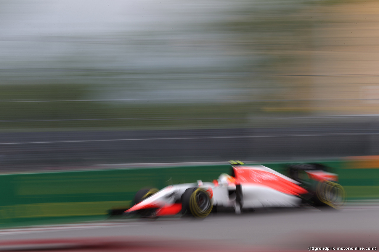 GP CANADA, 05.06.2015 - Prove Libere 2, Roberto Merhi (ESP) Manor Marussia F1 Team